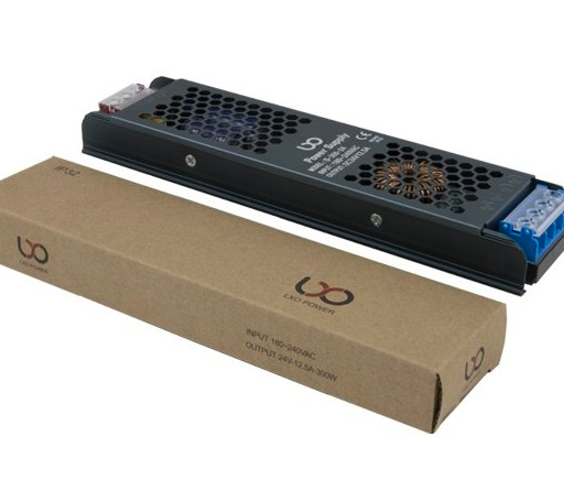 منبع تغذیه سوییچینگ 24 ولت 300 وات سری Black اسلیم LXO مدل IP32